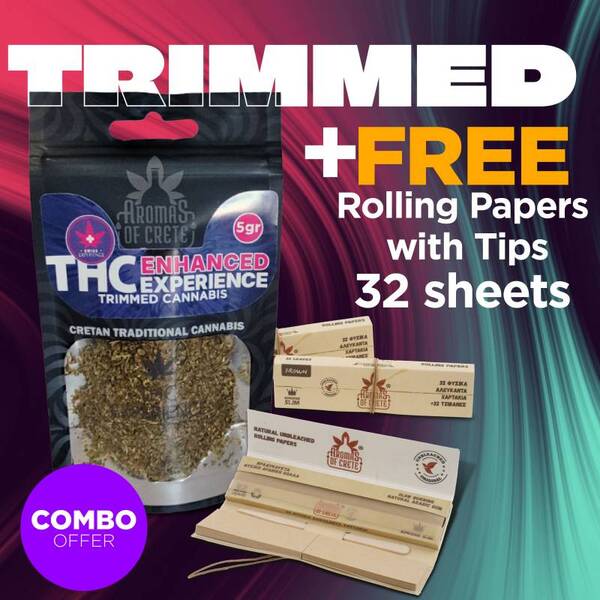 Enhanced Experience Trimmed 5gr + Free Rolling Papers with Tips