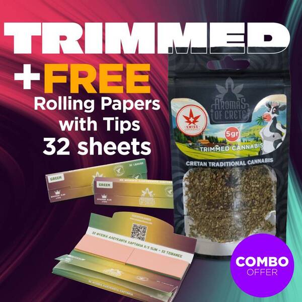 Swiss Experience Trimmed 5gr + Free Rolling Papers with Tips