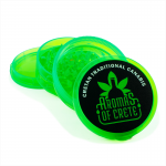 Smoking Accessories Grinder Plastic Transparent 60mm*4 Floor