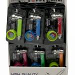 Plastic Pipe with Metal Screen and Grinder